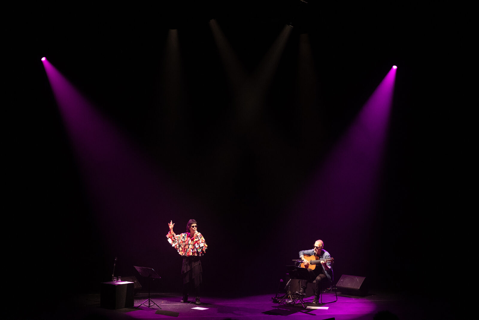 Swami Jr. y Luísa Lacerda en el Sesc Belenzinho