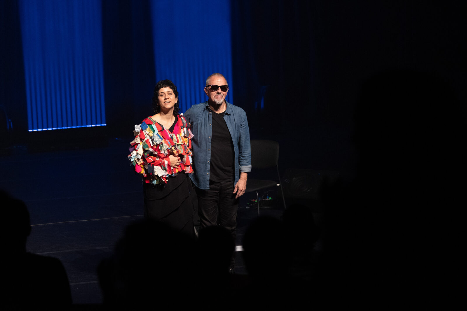 Swami Jr. y Luísa Lacerda en el Sesc Belenzinho