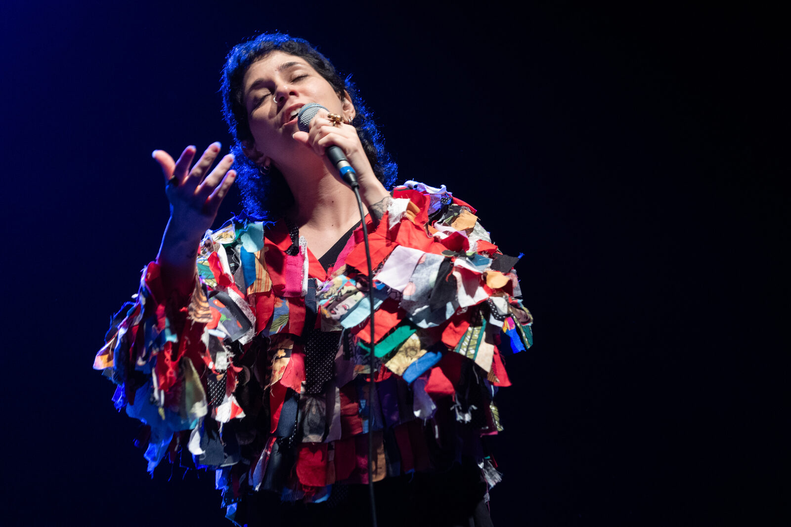 Swami Jr. y Luísa Lacerda en el Sesc Belenzinho
