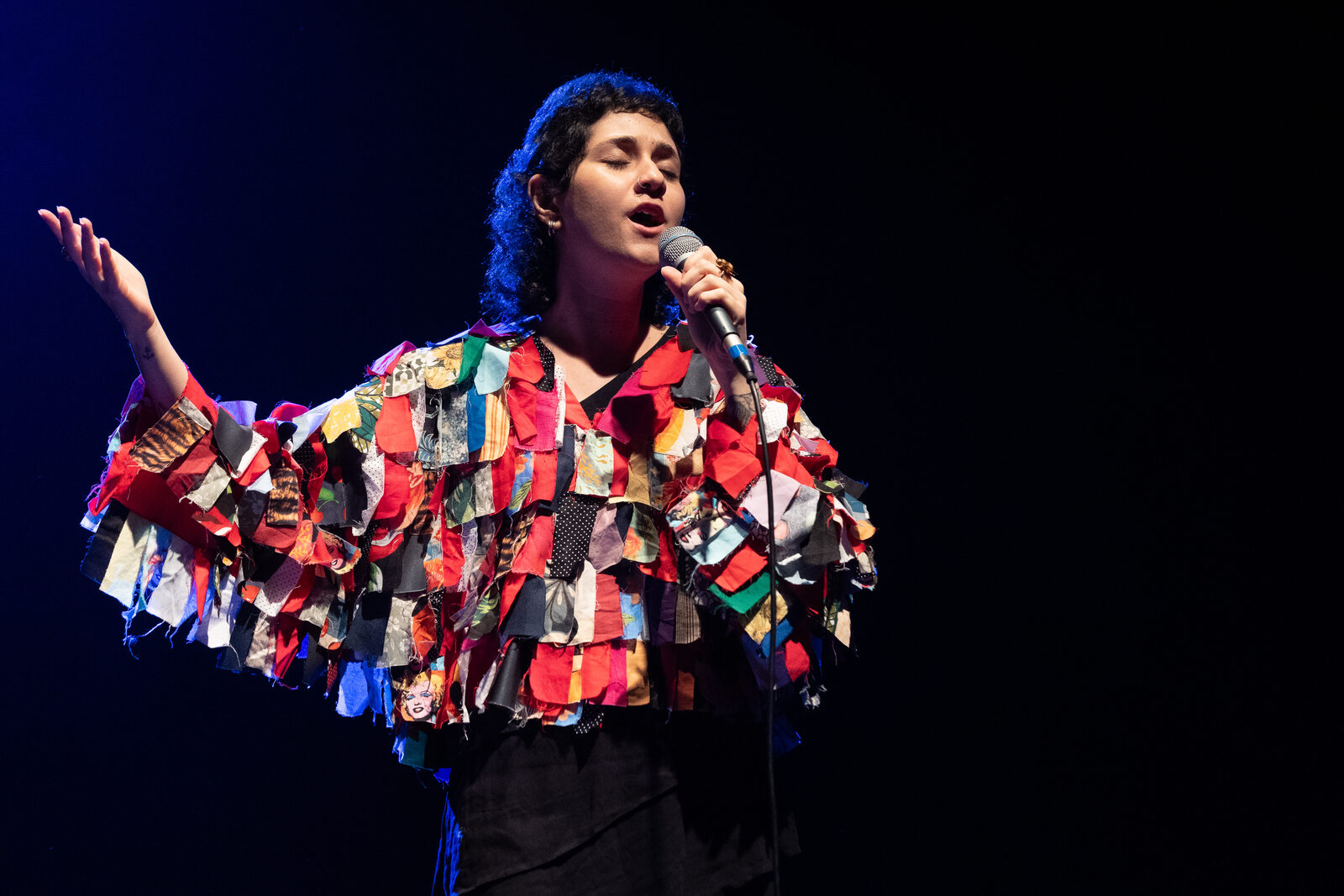 Swami Jr. y Luísa Lacerda en el Sesc Belenzinho